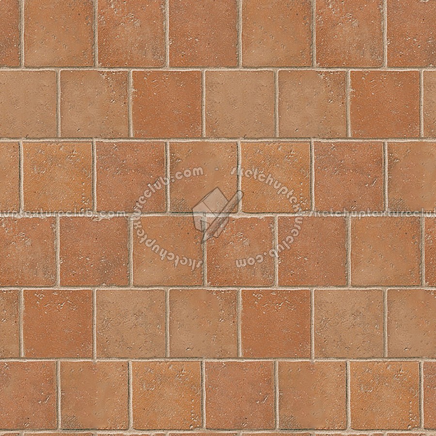 Textures   -   ARCHITECTURE   -   PAVING OUTDOOR   -   Terracotta   -   Blocks regular  - Cotto paving outdoor regular blocks texture seamless 06712 (seamless)