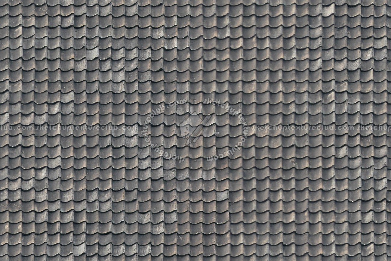 Textures   -   ARCHITECTURE   -   ROOFINGS   -   Clay roofs  - Old clay roofing texture seamless 03414 (seamless)
