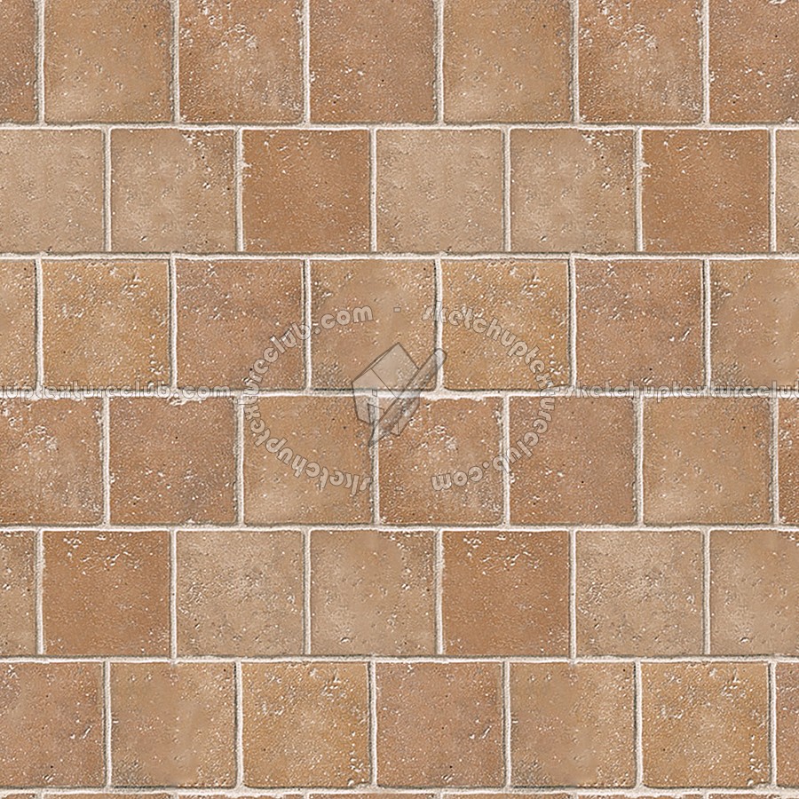Textures   -   ARCHITECTURE   -   PAVING OUTDOOR   -   Terracotta   -   Blocks regular  - Cotto paving outdoor regular blocks texture seamless 06714 (seamless)