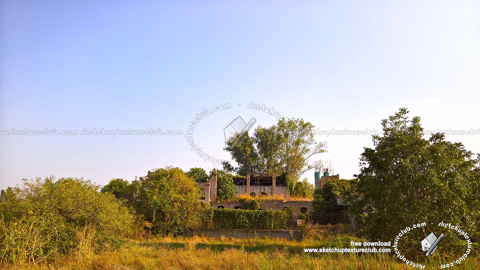 Textures   -   BACKGROUNDS &amp; LANDSCAPES   -   NATURE   -   Countrysides &amp; Hills  - Countrysides with ruin landscape 17999