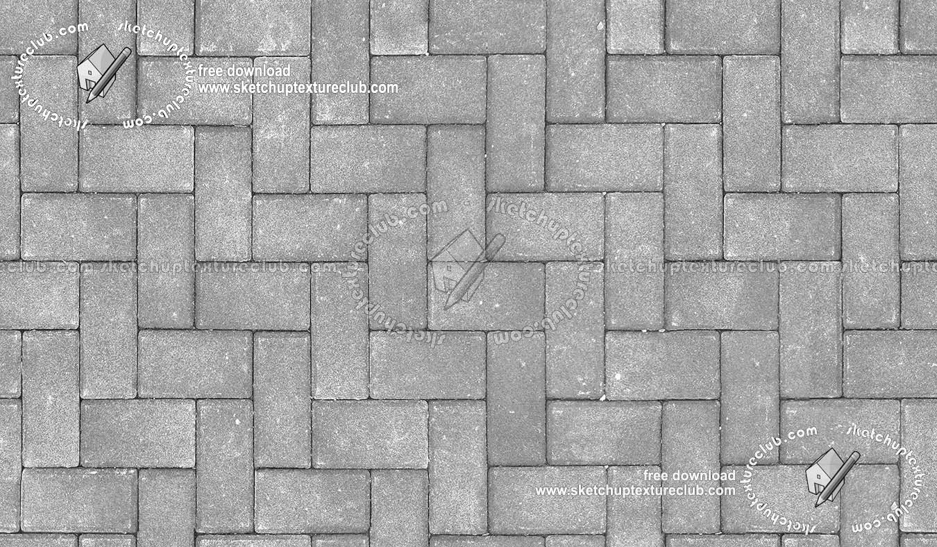 Textures   -   ARCHITECTURE   -   PAVING OUTDOOR   -   Concrete   -   Herringbone  - Herringbone concrete paving outdoor texture seamless 19258 (seamless)