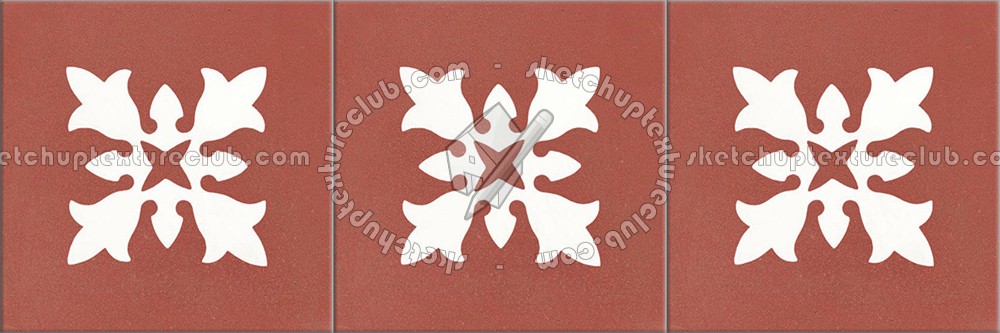 Textures   -   ARCHITECTURE   -   TILES INTERIOR   -   Cement - Encaustic   -   Encaustic  - Border traditional encaustic cement ornate tile texture seamless 13513 (seamless)
