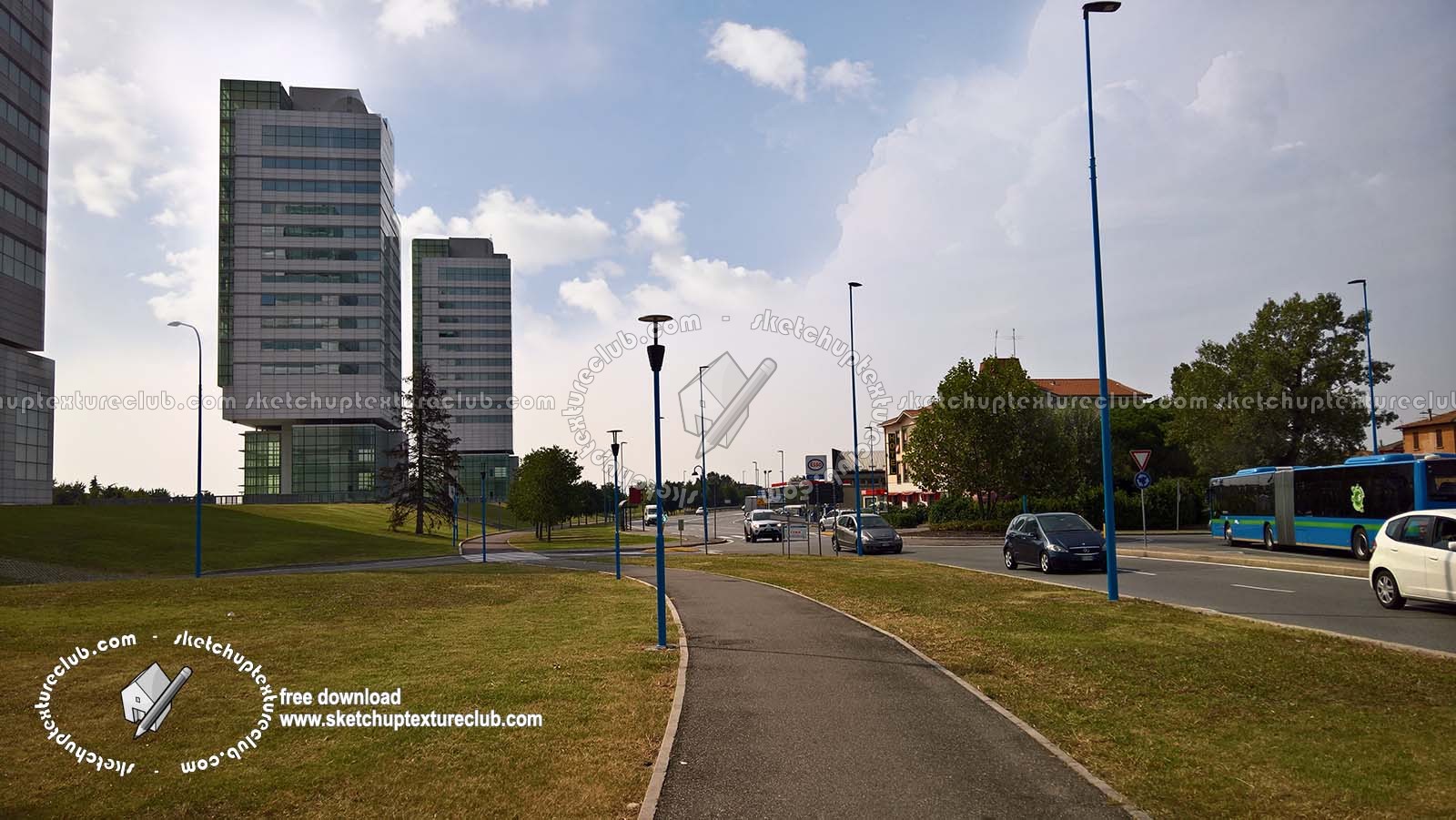 Textures   -   BACKGROUNDS &amp; LANDSCAPES   -   CITY &amp; TOWNS  - City buildings landscape 18089