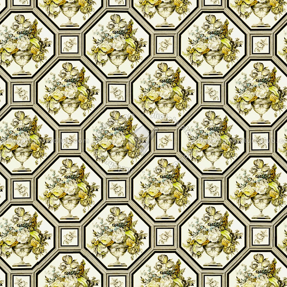 Textures   -   MATERIALS   -   WALLPAPER   -   Floral  - Floral wallpaper texture seamless 11061 (seamless)