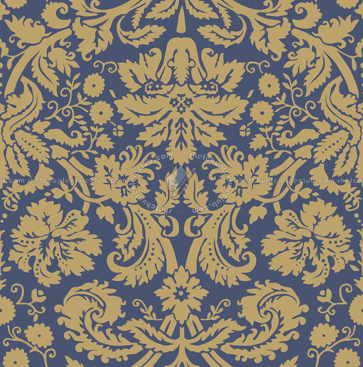 Textures   -   MATERIALS   -   WALLPAPER   -   Damask  - Damask wallpaper texture seamless 10978 (seamless)