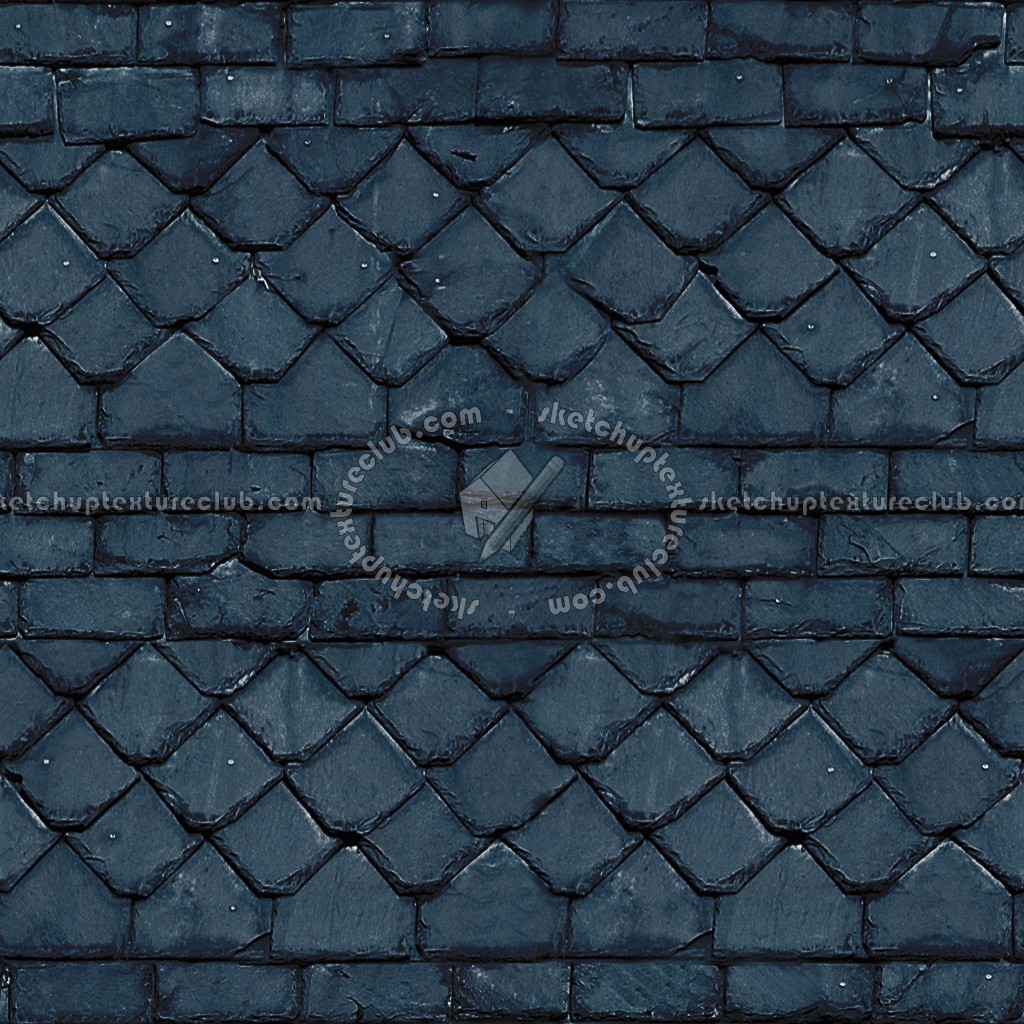 Textures   -   ARCHITECTURE   -   ROOFINGS   -   Slate roofs  - Slate roofing texture seamless 03978 (seamless)