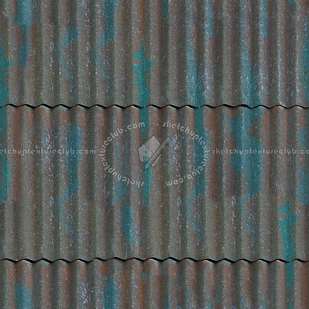 Textures   -   MATERIALS   -   METALS   -   Corrugated  - Dirty rusted corrugated metal texture seamless 10002 (seamless)
