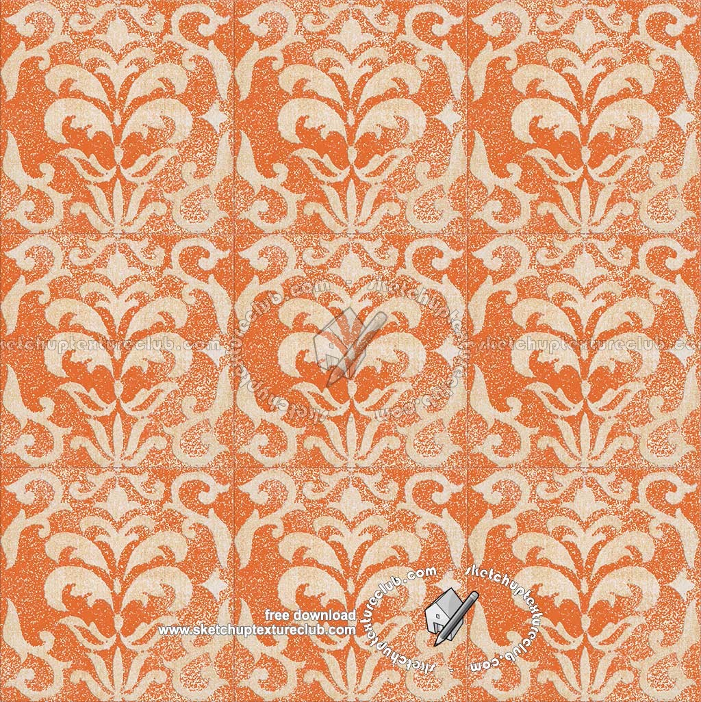 Textures   -   ARCHITECTURE   -   TILES INTERIOR   -   Ornate tiles   -   Mixed patterns  - Relief ornate ceramic tile texture seamless 20334 (seamless)