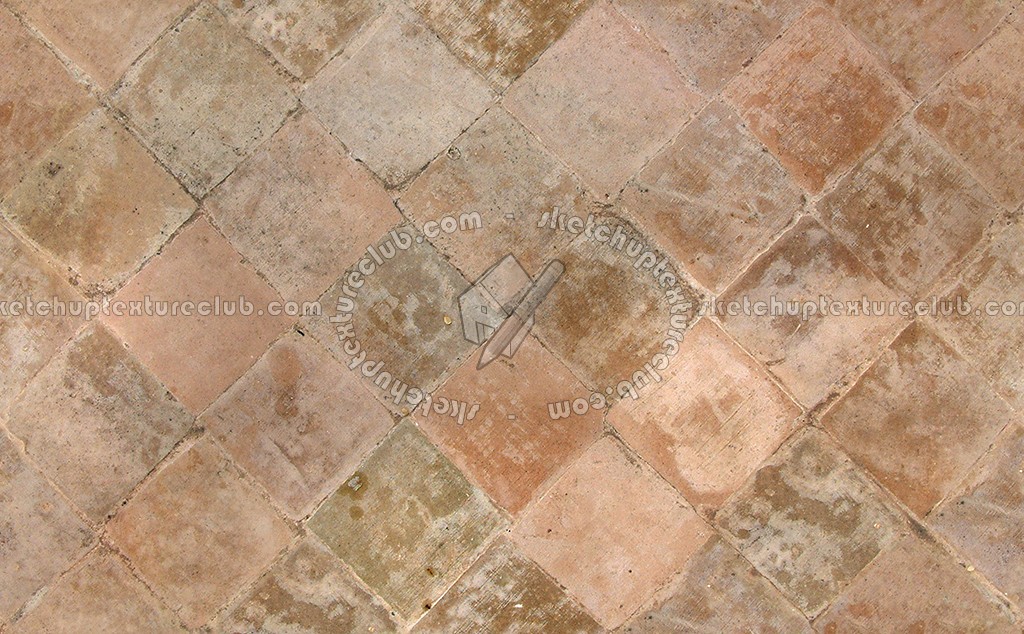 Textures   -   ARCHITECTURE   -   PAVING OUTDOOR   -   Terracotta   -   Blocks regular  - Cotto paving outdoor regular blocks texture seamless 06723 (seamless)