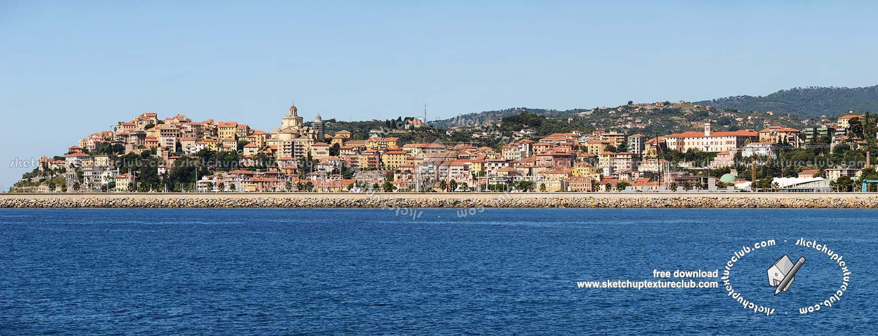 Textures   -   BACKGROUNDS &amp; LANDSCAPES   -   CITY &amp; TOWNS  - Imperia italy city landscape 18094