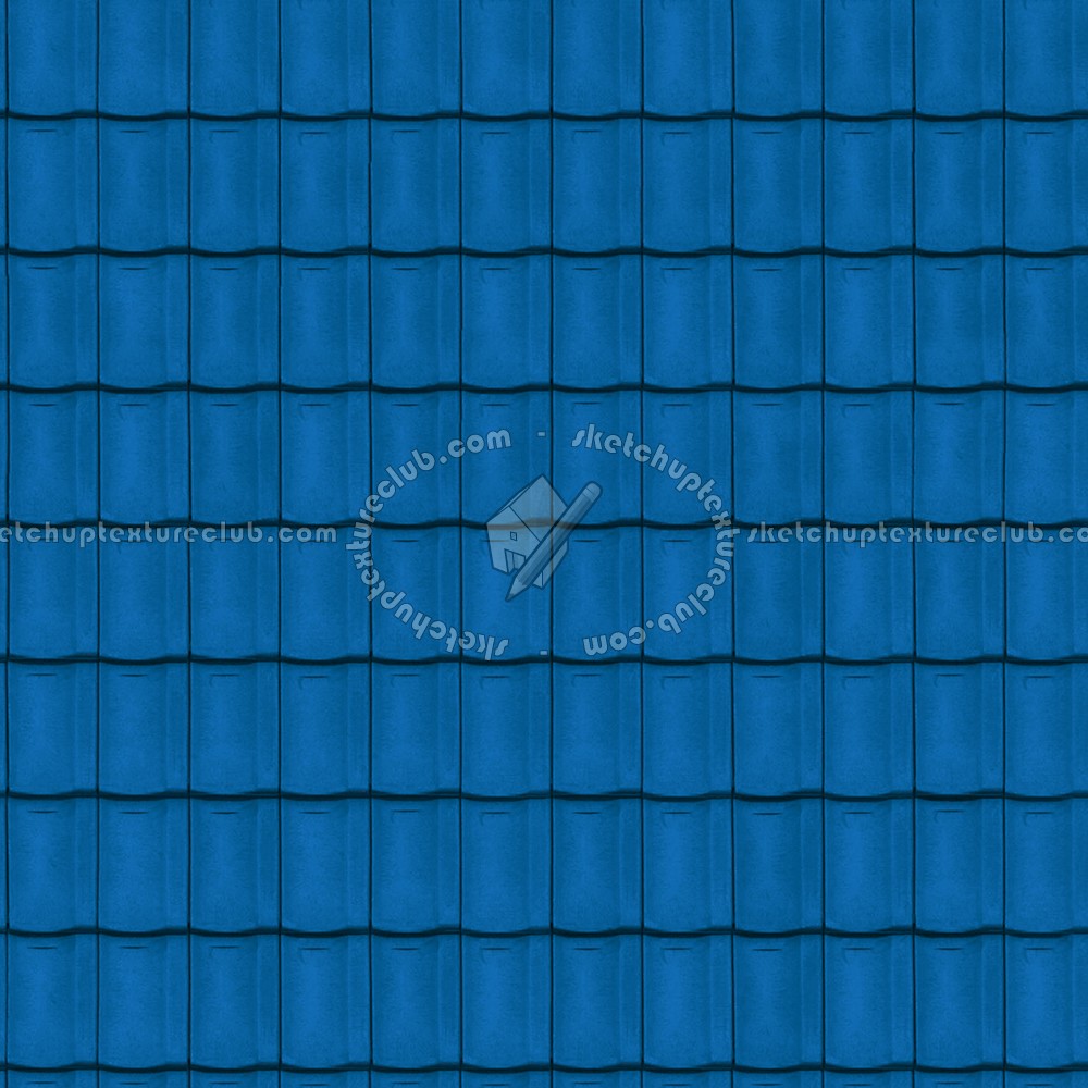 Textures   -   ARCHITECTURE   -   ROOFINGS   -   Clay roofs  - Blue clay roofing texture seamless 03426 (seamless)