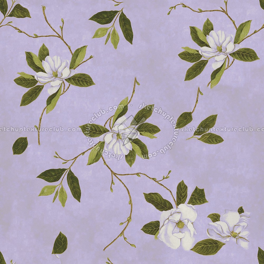 Textures   -   MATERIALS   -   WALLPAPER   -   Floral  - Floral wallpaper texture seamless 11067 (seamless)