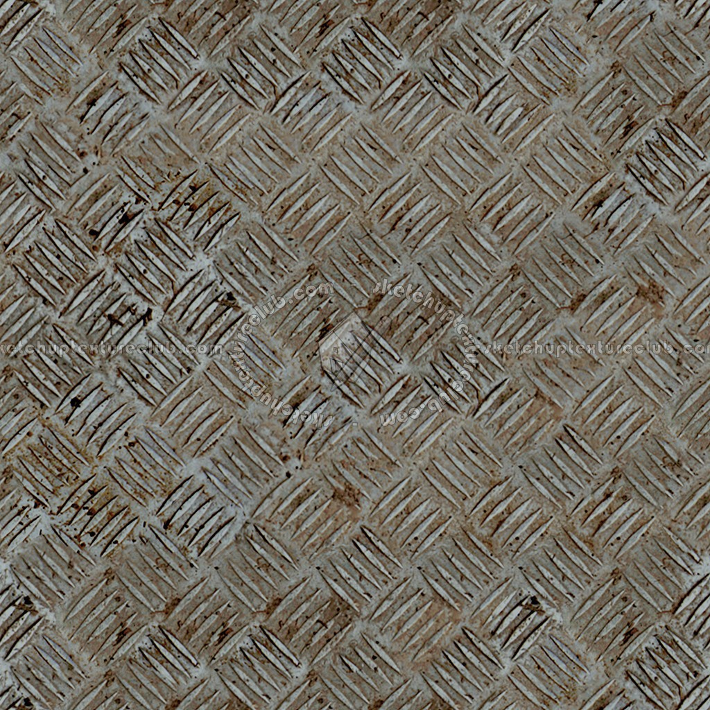 Textures   -   MATERIALS   -   METALS   -   Plates  - Iron rusty dirty metal plate texture seamless 10659 (seamless)
