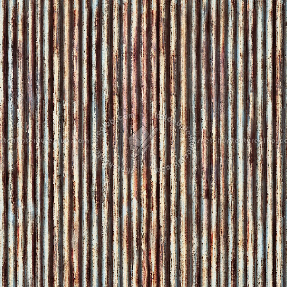 Textures   -   ARCHITECTURE   -   ROOFINGS   -   Metal roofs  - Dirty metal rufing texture seamless 03677 (seamless)