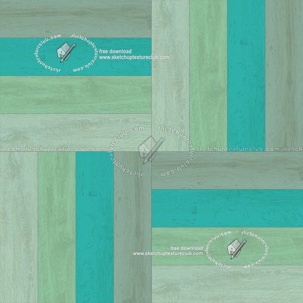 Textures   -   ARCHITECTURE   -   WOOD FLOORS   -   Parquet colored  - Mixed color wood floor seamless 19610 (seamless)