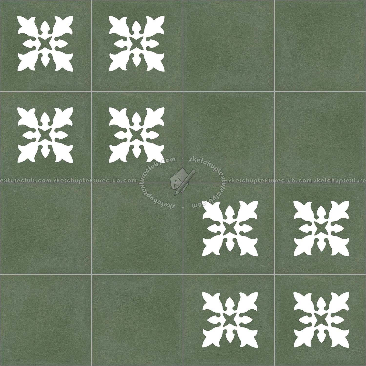 Textures   -   ARCHITECTURE   -   TILES INTERIOR   -   Cement - Encaustic   -   Encaustic  - Traditional encaustic cement ornate tile texture seamless 13522 (seamless)