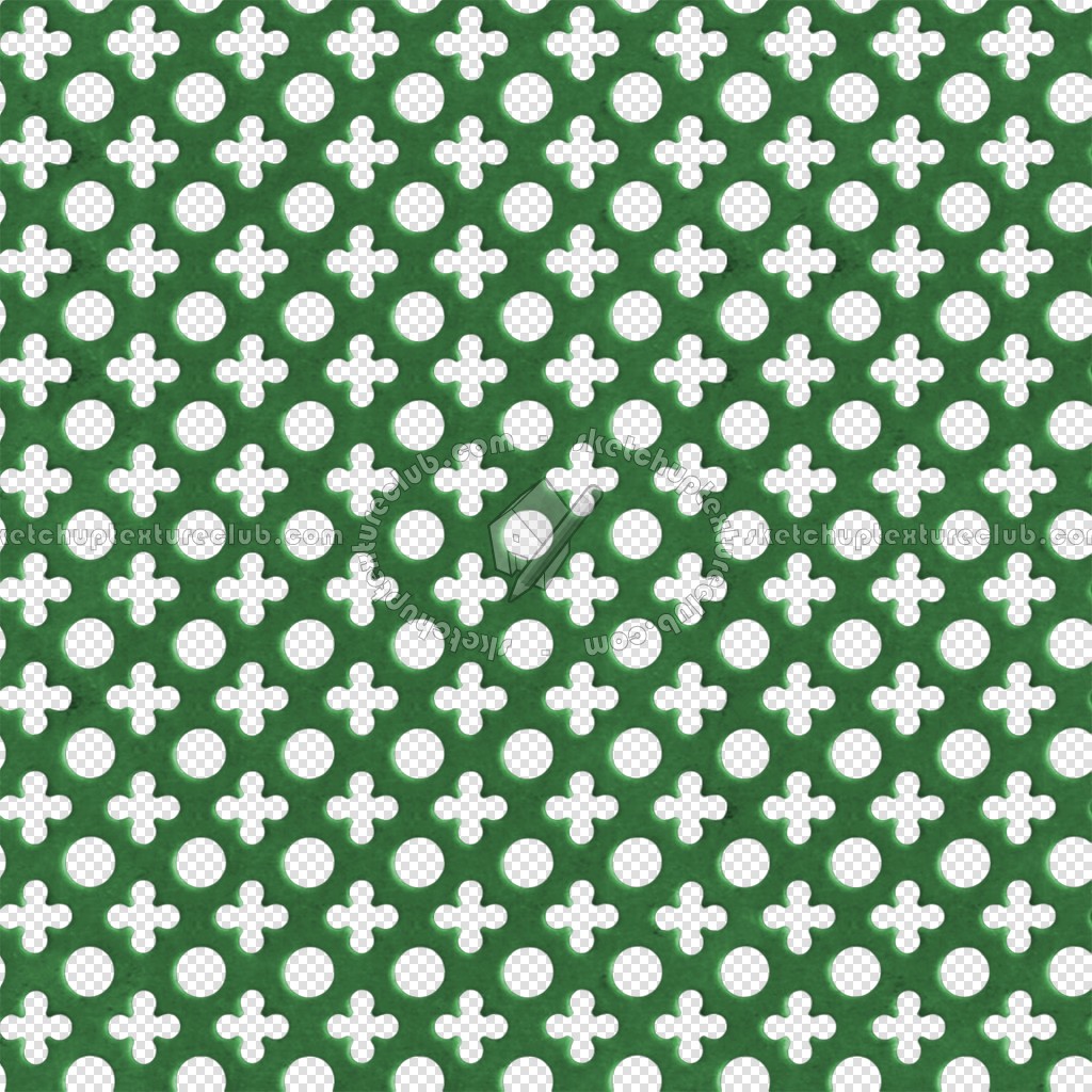 Textures   -   MATERIALS   -   METALS   -   Perforated  - Green perforated metal texture seamless 10560 (seamless)