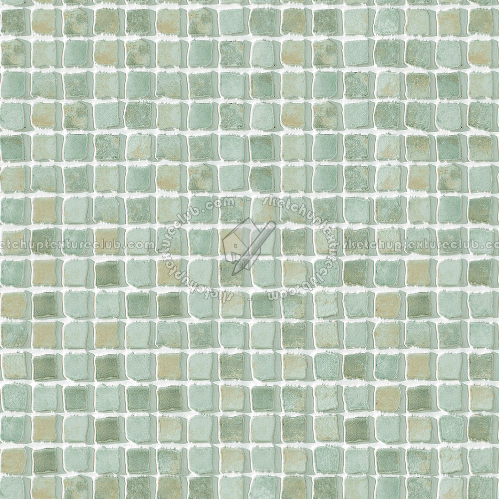 Textures   -   ARCHITECTURE   -   TILES INTERIOR   -   Mosaico   -   Mixed format  - Hand painted mosaic tile texture seamless 15622 (seamless)