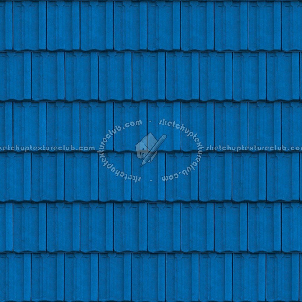Textures   -   ARCHITECTURE   -   ROOFINGS   -   Clay roofs  - Blue clay roofing Cote de Beaune texture seamless 03432 (seamless)