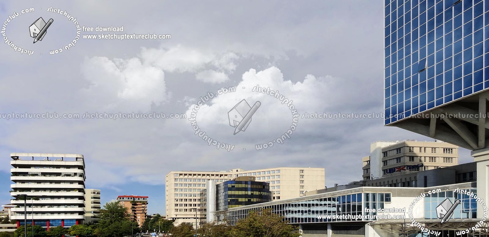 Textures   -   BACKGROUNDS & LANDSCAPES   -   CITY & TOWNS  - Italy urban area landscape background 19032