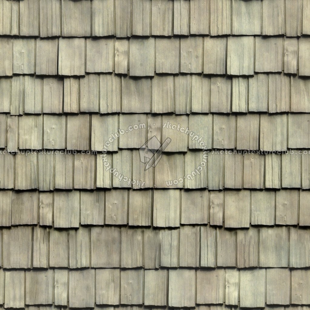 Textures   -   ARCHITECTURE   -   ROOFINGS   -   Shingles wood  - Wood shingle roof texture seamless 03875 (seamless)