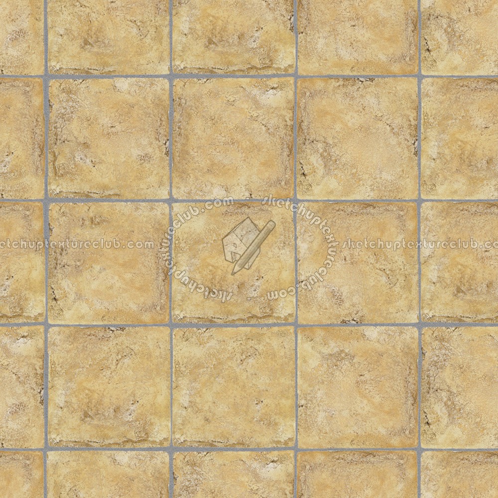 Textures   -   ARCHITECTURE   -   TILES INTERIOR   -   Terracotta tiles  - Yellow rustic terracotta tile texture seamless 16115 (seamless)