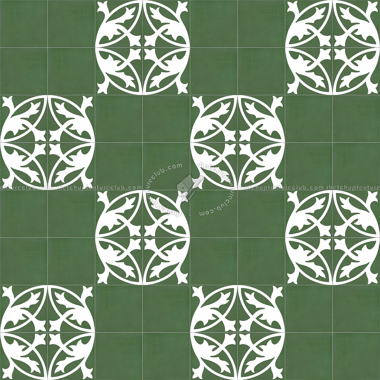 Textures   -   ARCHITECTURE   -   TILES INTERIOR   -   Cement - Encaustic   -   Encaustic  - Traditional encaustic cement ornate tile texture seamless 13529 (seamless)