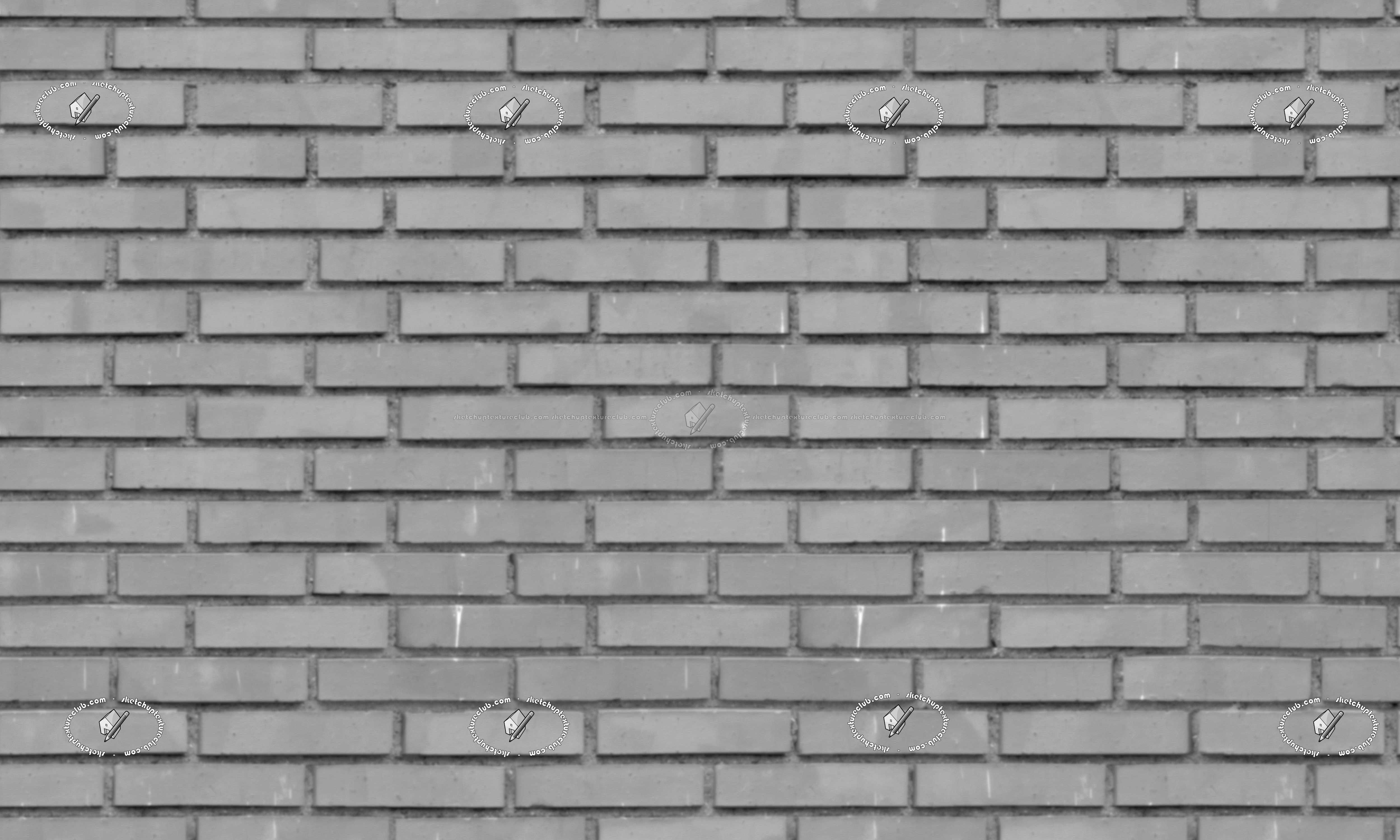 Textures   -   ARCHITECTURE   -   BRICKS   -   Facing Bricks   -   Smooth  - Facing smooth bricks texture seamless 20800 - Displacement