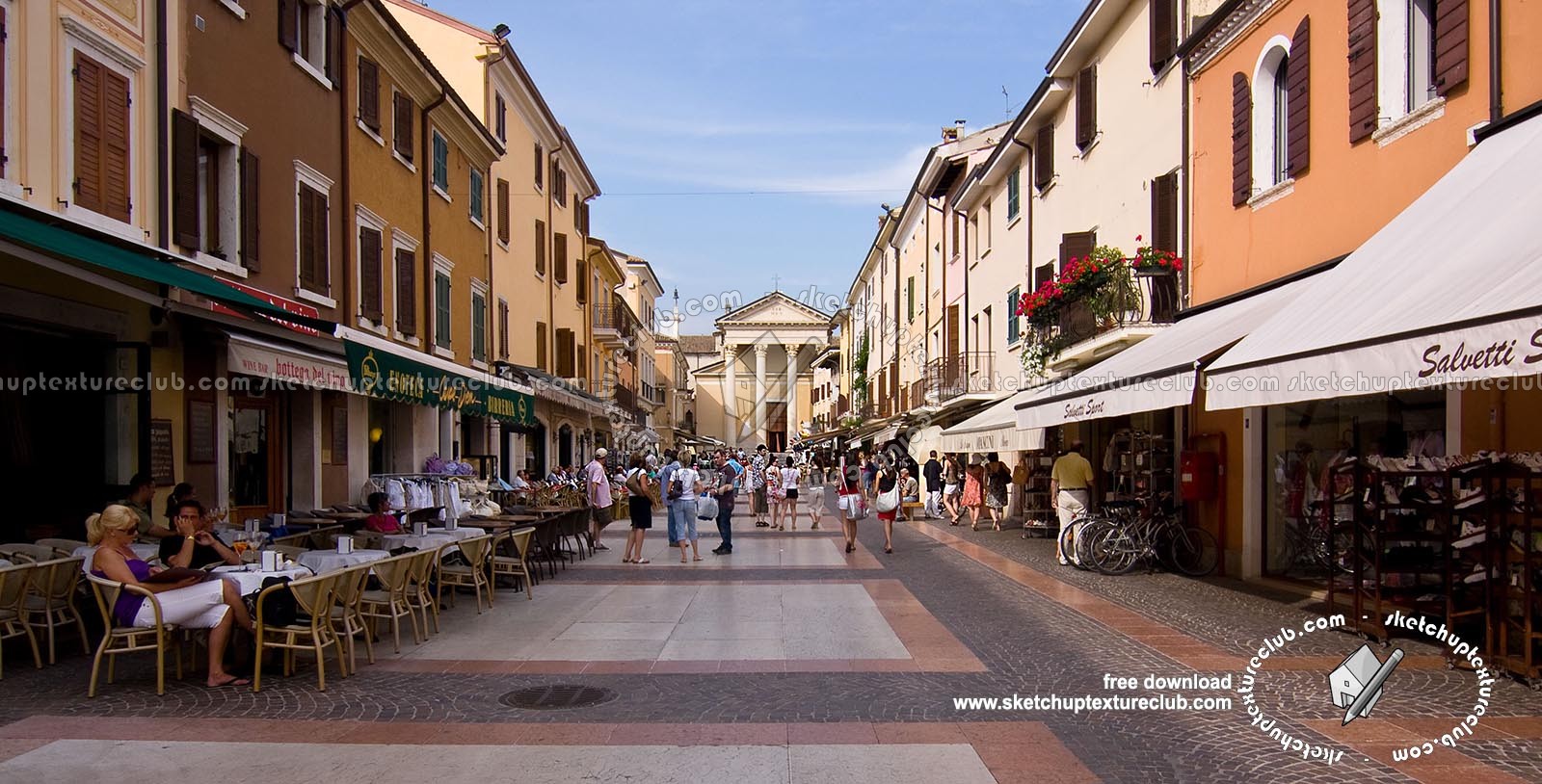 Textures   -   BACKGROUNDS & LANDSCAPES   -   CITY & TOWNS  - Italy urban area landscape background 19035