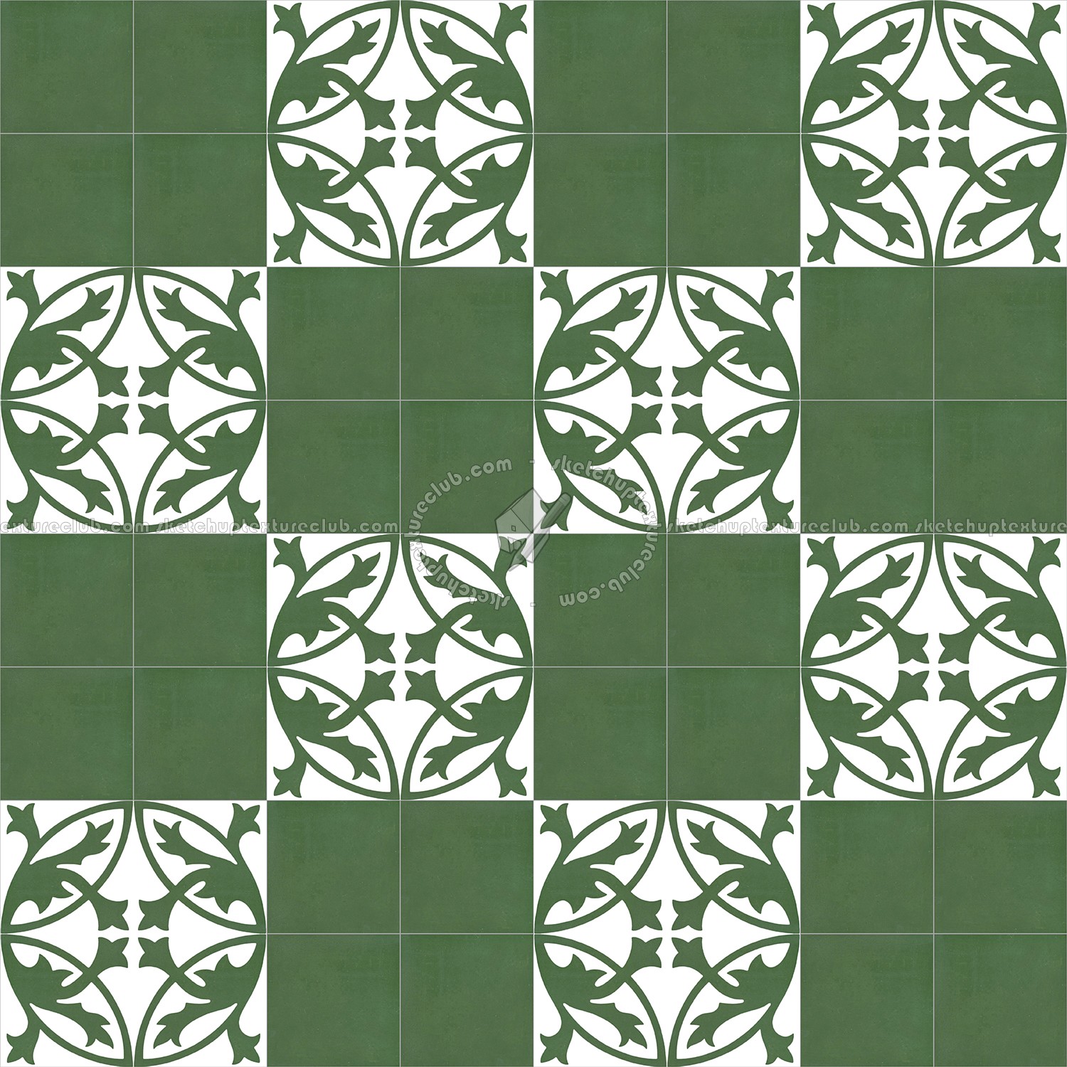 Textures   -   ARCHITECTURE   -   TILES INTERIOR   -   Cement - Encaustic   -   Encaustic  - Traditional encaustic cement ornate tile texture seamless 13531 (seamless)