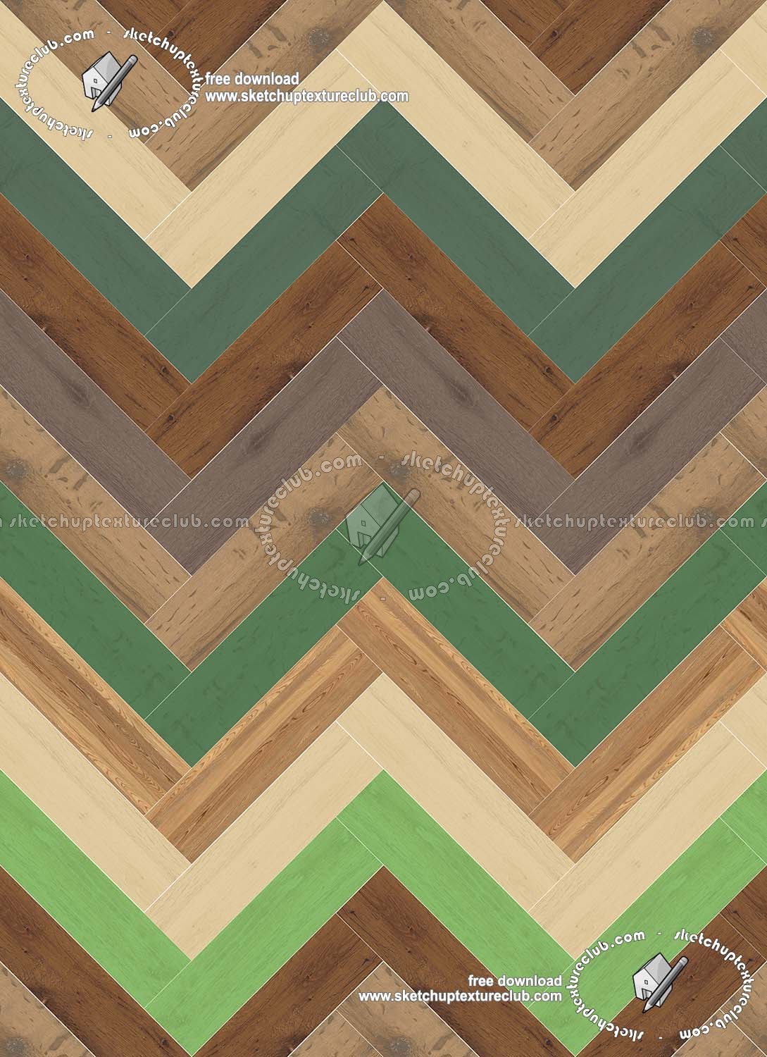 Textures   -   ARCHITECTURE   -   WOOD FLOORS   -   Parquet colored  - Herringbone colored parquet texture seamless 19620 (seamless)