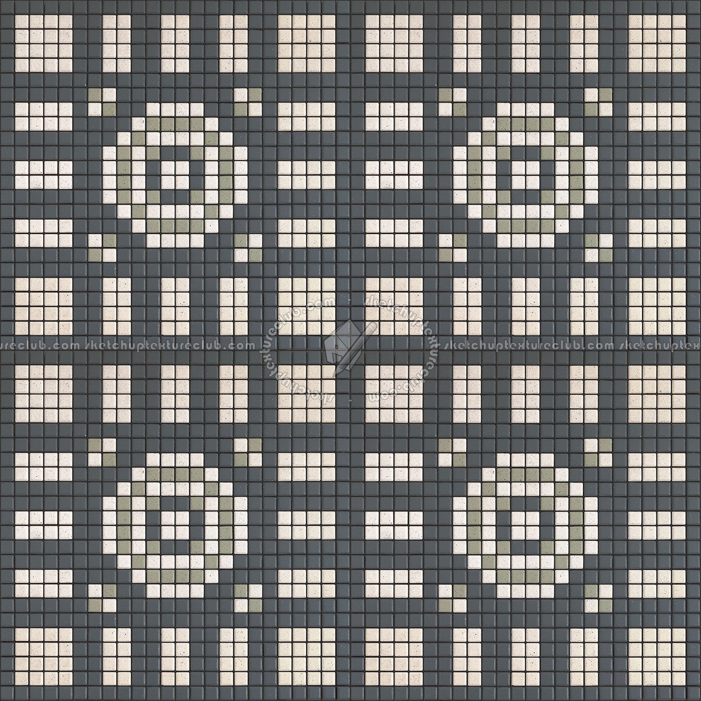 Textures   -   ARCHITECTURE   -   TILES INTERIOR   -   Mosaico   -   Classic format   -   Patterned  - Mosaico patterned tiles texture seamless 15123 (seamless)