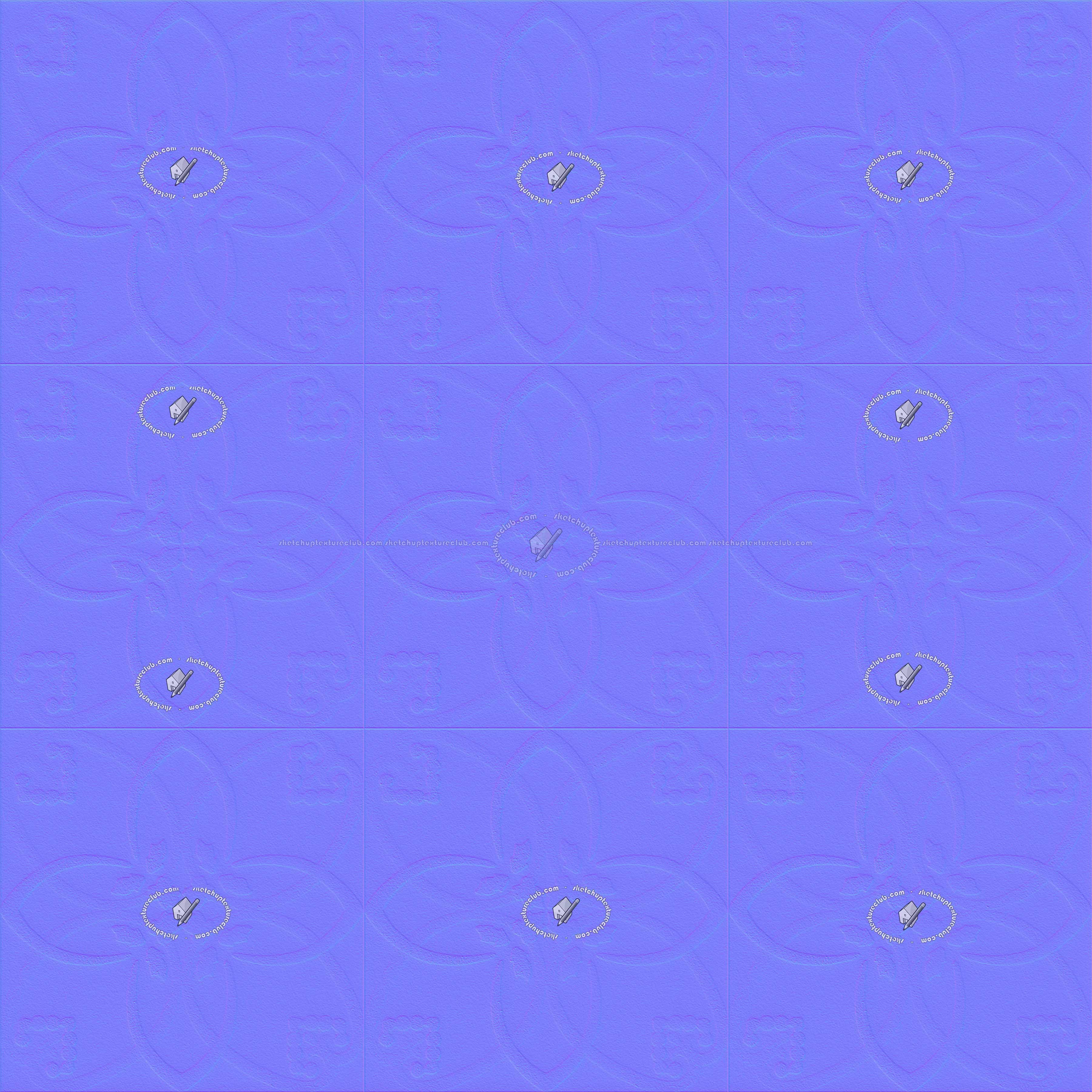 Textures   -   ARCHITECTURE   -   TILES INTERIOR   -   Cement - Encaustic   -   Cement  - Cement concrete tile texture seamless 21052 - Normal