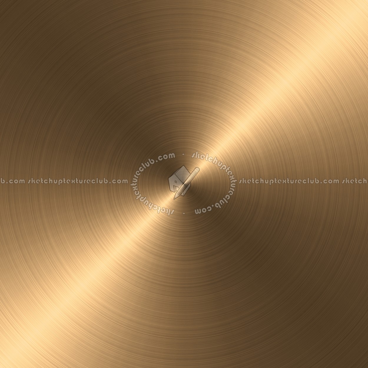 Textures   -   MATERIALS   -   METALS   -   Brushed metals  - Circular brushed bronze metal texture 09903