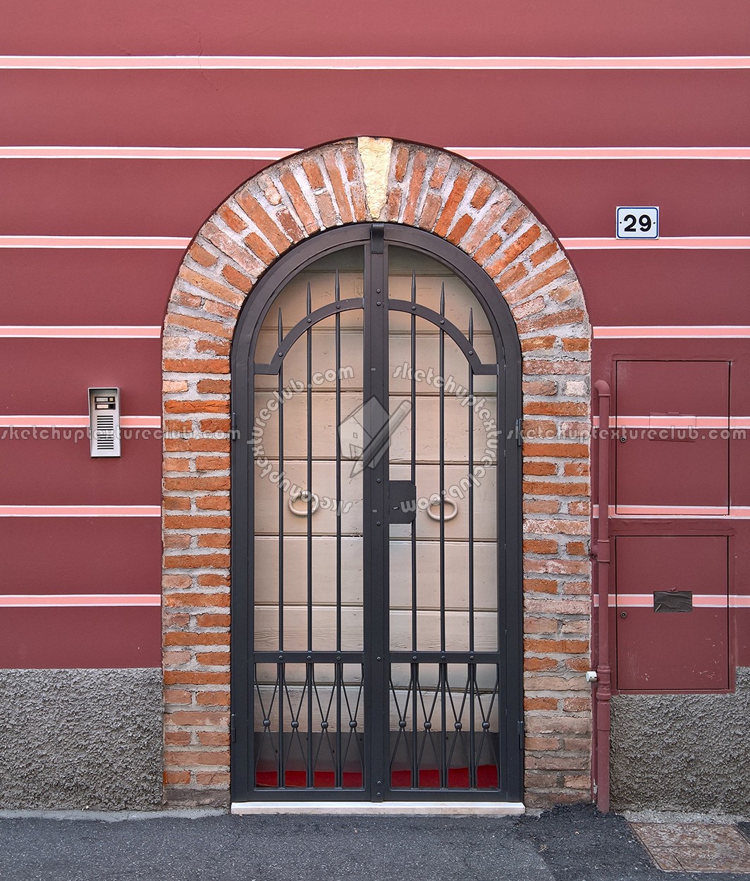 Textures   -   ARCHITECTURE   -   BUILDINGS   -   Doors   -   Main doors  - Main door with grill 18520