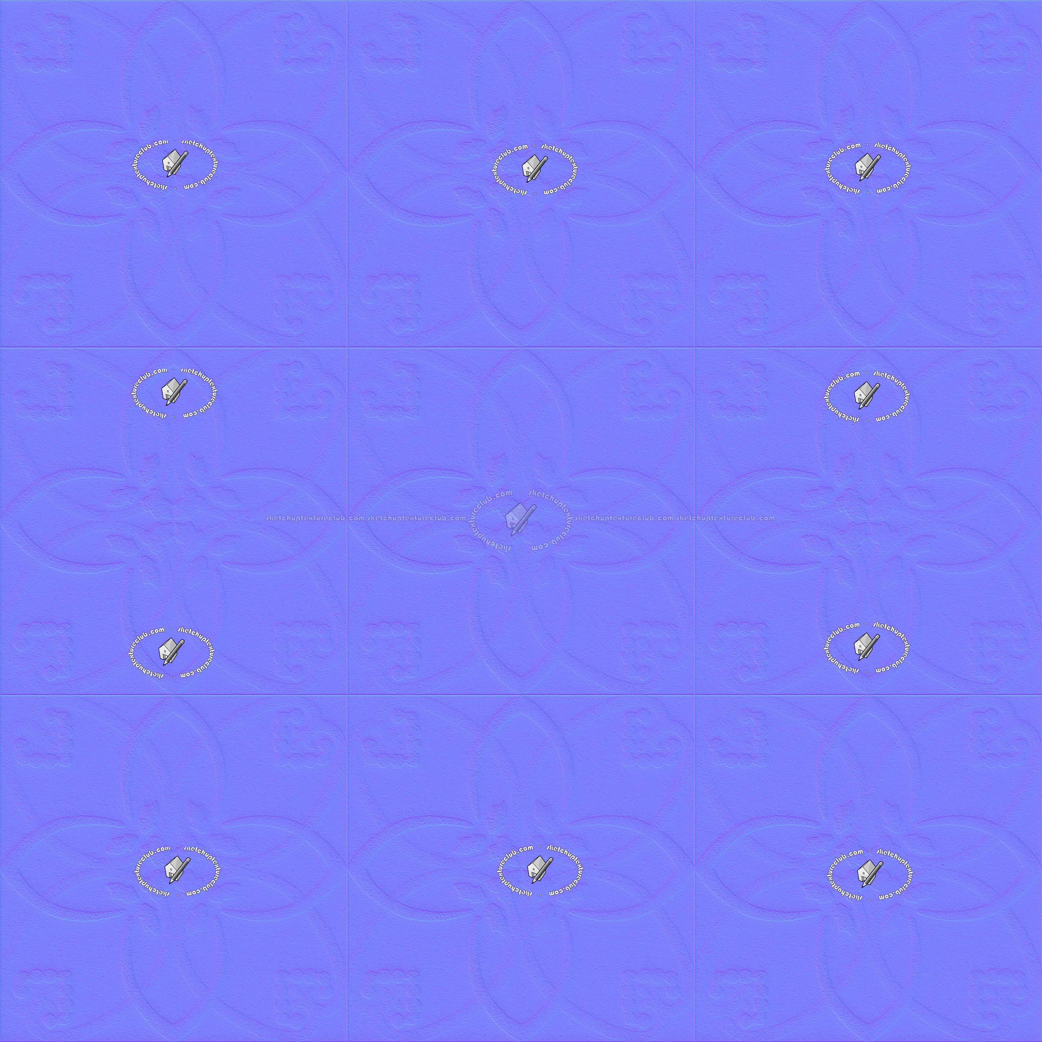 Textures   -   ARCHITECTURE   -   TILES INTERIOR   -   Cement - Encaustic   -   Cement  - Cement concrete tile texture seamless 21053 - Normal