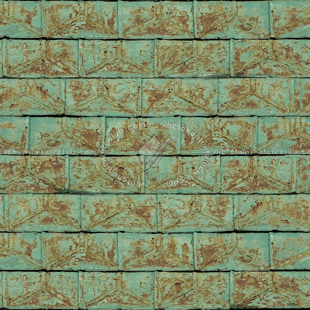 Textures   -   ARCHITECTURE   -   ROOFINGS   -   Metal roofs  - Dirty metal rufing texture seamless 03690 (seamless)