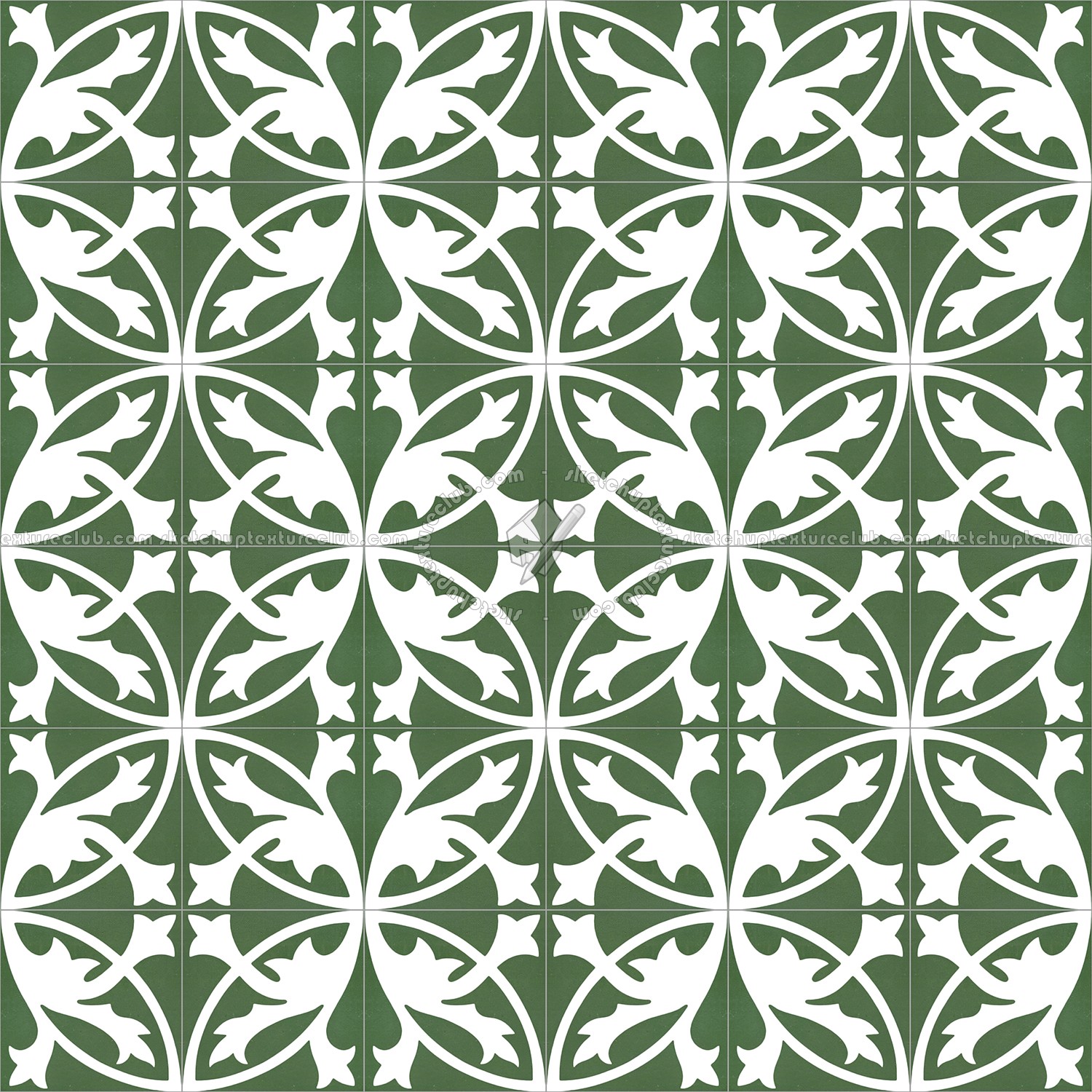 Textures   -   ARCHITECTURE   -   TILES INTERIOR   -   Cement - Encaustic   -   Encaustic  - Traditional encaustic cement ornate tile texture seamless 13535 (seamless)