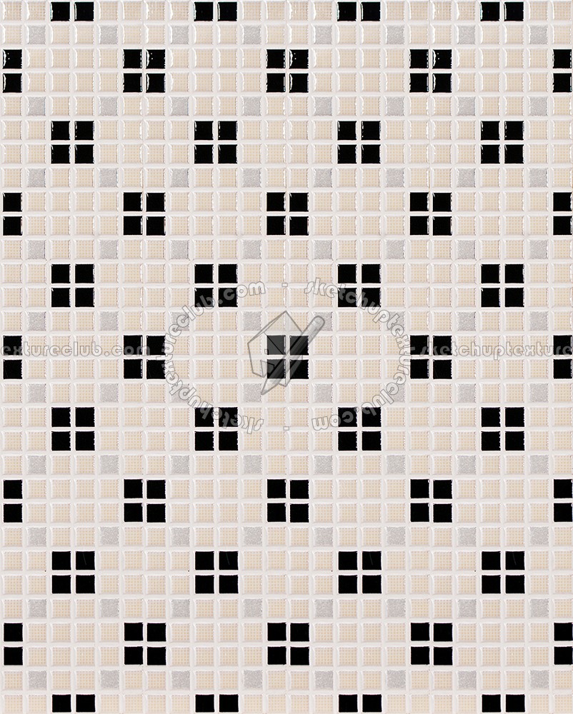 Textures   -   ARCHITECTURE   -   TILES INTERIOR   -   Mosaico   -   Mixed format  - Mosaico patterned tiles texture seamless 1 15635 (seamless)