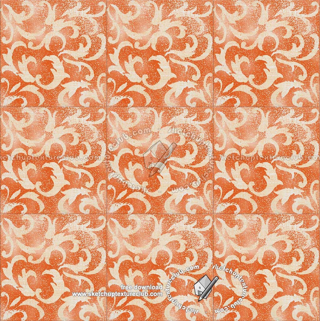 Textures   -   ARCHITECTURE   -   TILES INTERIOR   -   Ornate tiles   -   Mixed patterns  - Ornate ceramic tile texture seamless 20350 (seamless)