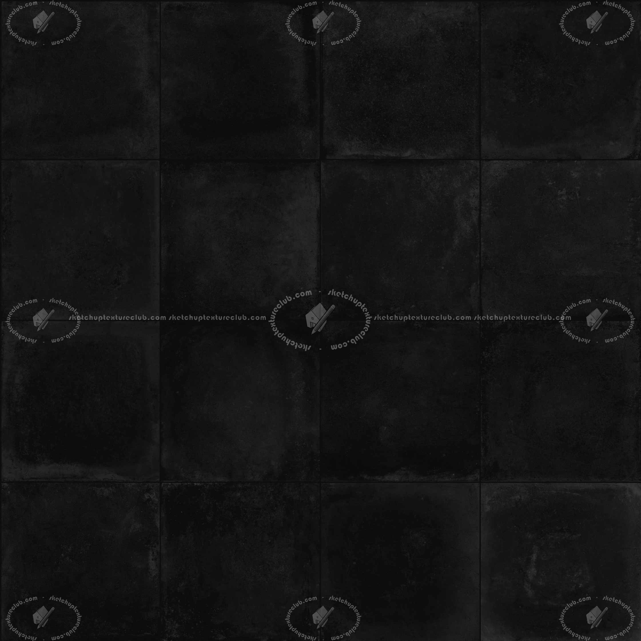 Textures   -   ARCHITECTURE   -   TILES INTERIOR   -   Cement - Encaustic   -   Cement  - Old concrete tile texture seamless 21304 - Specular