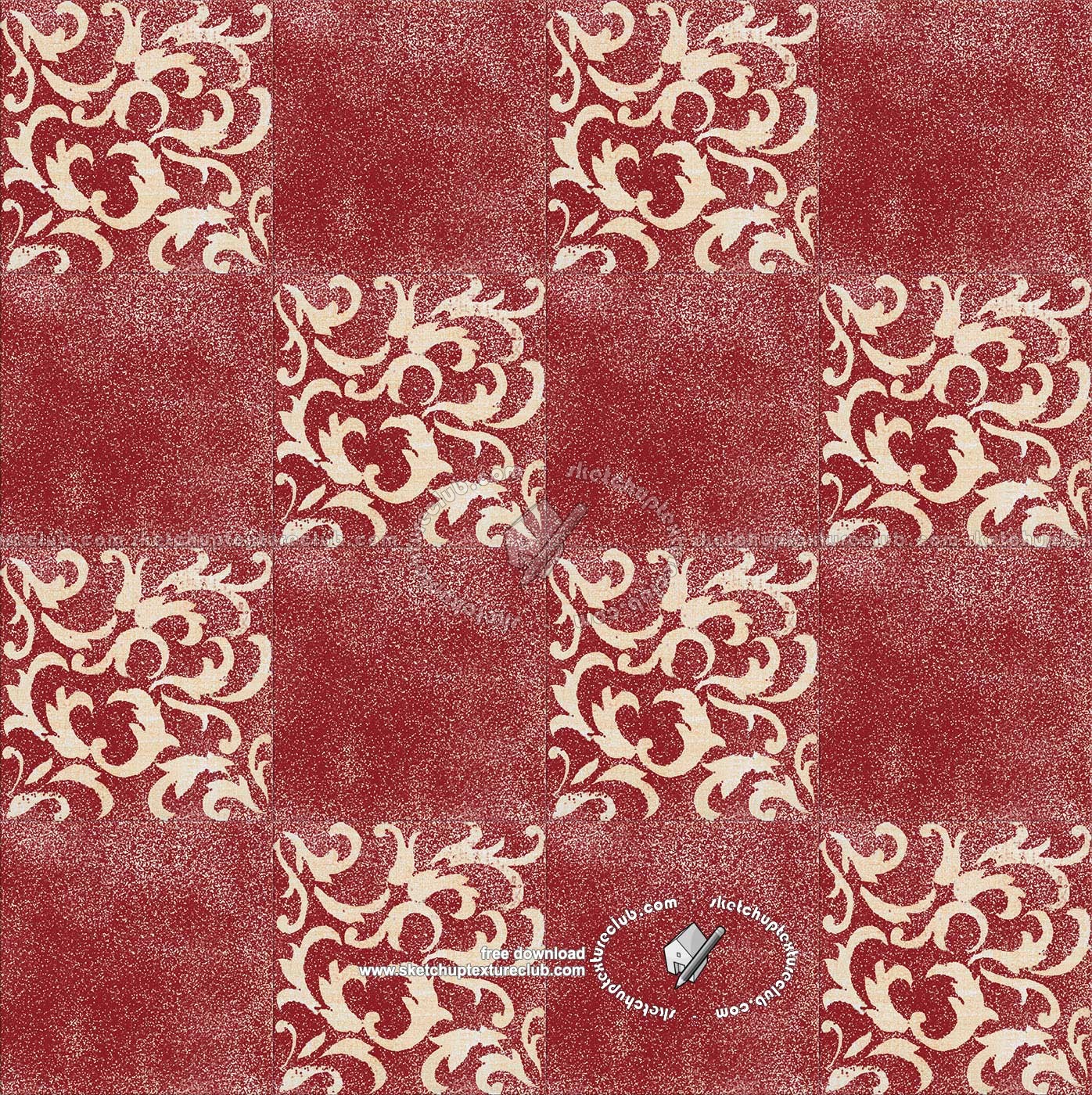 Textures   -   ARCHITECTURE   -   TILES INTERIOR   -   Ornate tiles   -   Mixed patterns  - Ornate ceramic tile texture seamless 20353 (seamless)