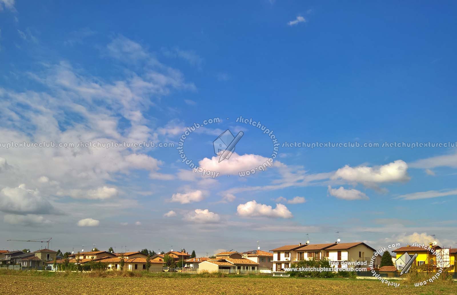 Textures   -   BACKGROUNDS &amp; LANDSCAPES   -   CITY &amp; TOWNS  - Town urban area landscape 19508