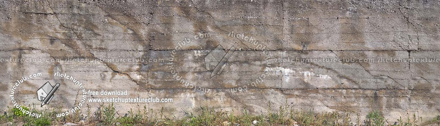 Textures   -   ARCHITECTURE   -   CONCRETE   -   Plates   -   Dirty  - Concrete dirt plates wall texture horizontal seamless 18050 (seamless)