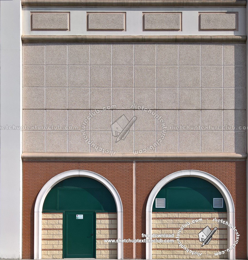 Textures   -   ARCHITECTURE   -   CONCRETE   -   Plates   -   Clean  - Concrete plates wall horizontal texture seamless 18048 (seamless)