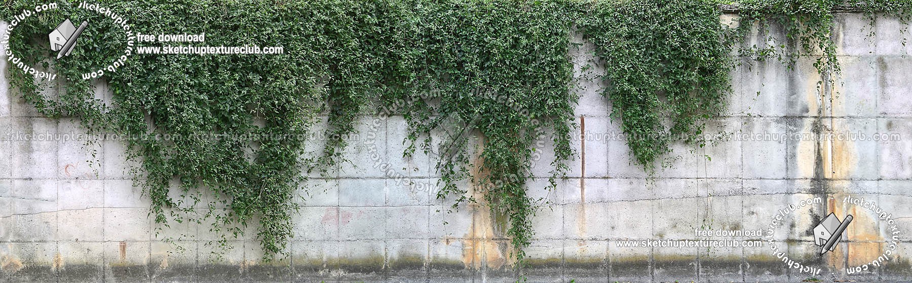 Textures   -   ARCHITECTURE   -   CONCRETE   -   Plates   -   Dirty  - Concrete dirt plates wall texture horizontal seamless 18411 (seamless)