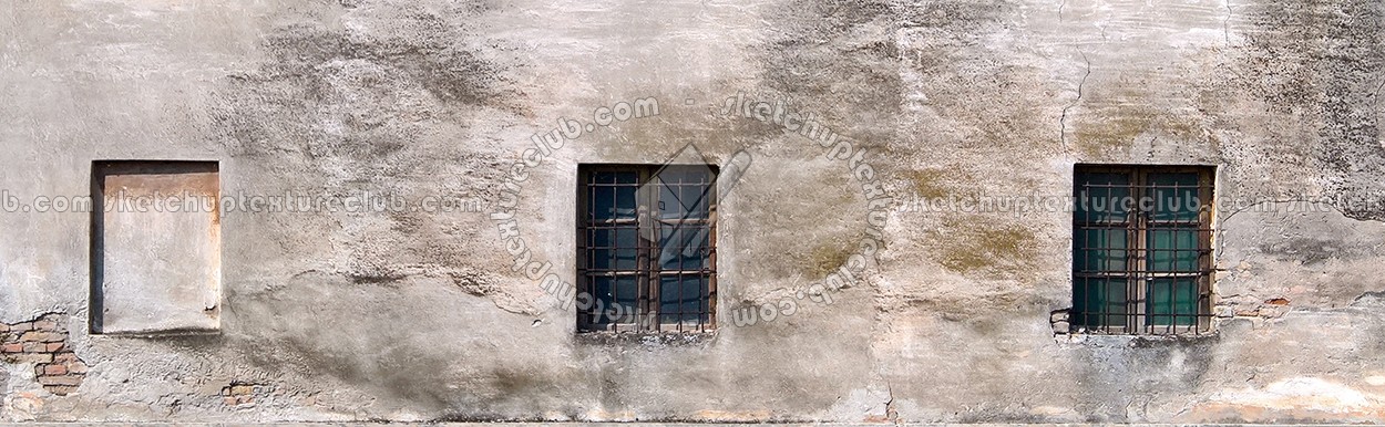 Textures   -   ARCHITECTURE   -   BUILDINGS   -   Windows   -   mixed windows  - Old damaged window texture 18422