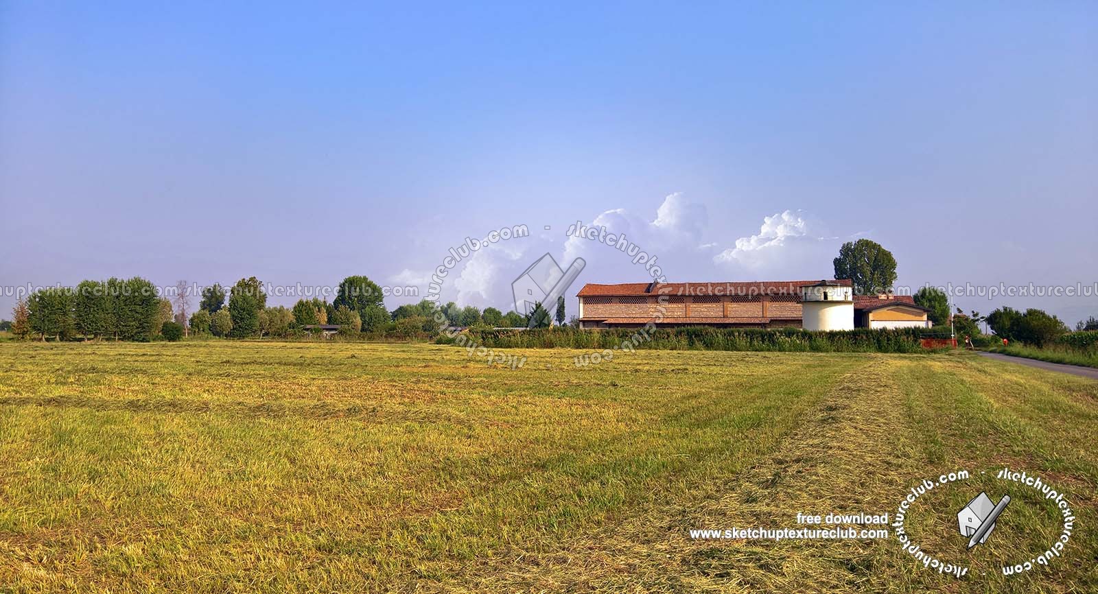 Textures   -   BACKGROUNDS & LANDSCAPES   -   NATURE   -   Countrysides & Hills  - Countrysides with farmstead landscape 18033