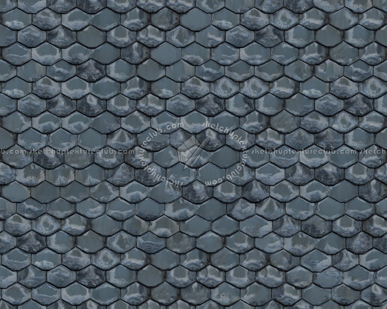 Textures   -   ARCHITECTURE   -   ROOFINGS   -   Slate roofs  - Dirty slate roofing texture seamless 04005 (seamless)
