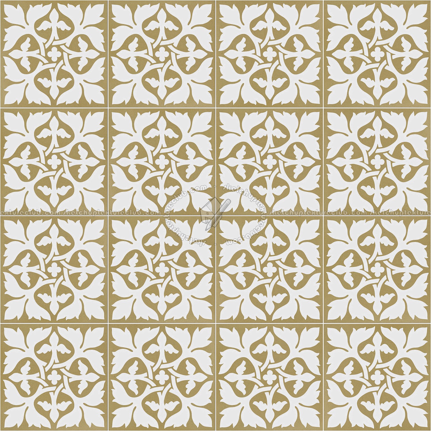 Textures   -   ARCHITECTURE   -   TILES INTERIOR   -   Cement - Encaustic   -   Victorian  - Victorian cement floor tile texture seamless 13764 (seamless)